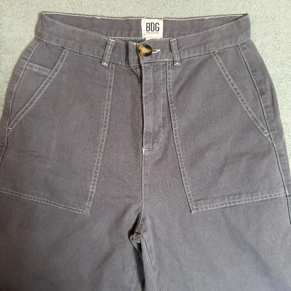 BDG Urban Outfitters High Rise Wide Leg Gray Size W29 - Picture 3 of 11